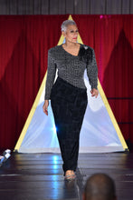 Load image into Gallery viewer, 2024 Fashion Show Collection-Black and silver Bling Formal