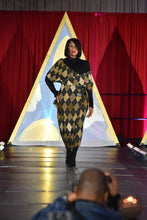 Load image into Gallery viewer, 2024 Fashion Show Collection-2 piece outfit with wrapped skirt and Sham Shawl!