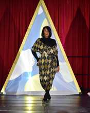 Load image into Gallery viewer, 2024 Fashion Show Collection-2 piece outfit with wrapped skirt and Sham Shawl!