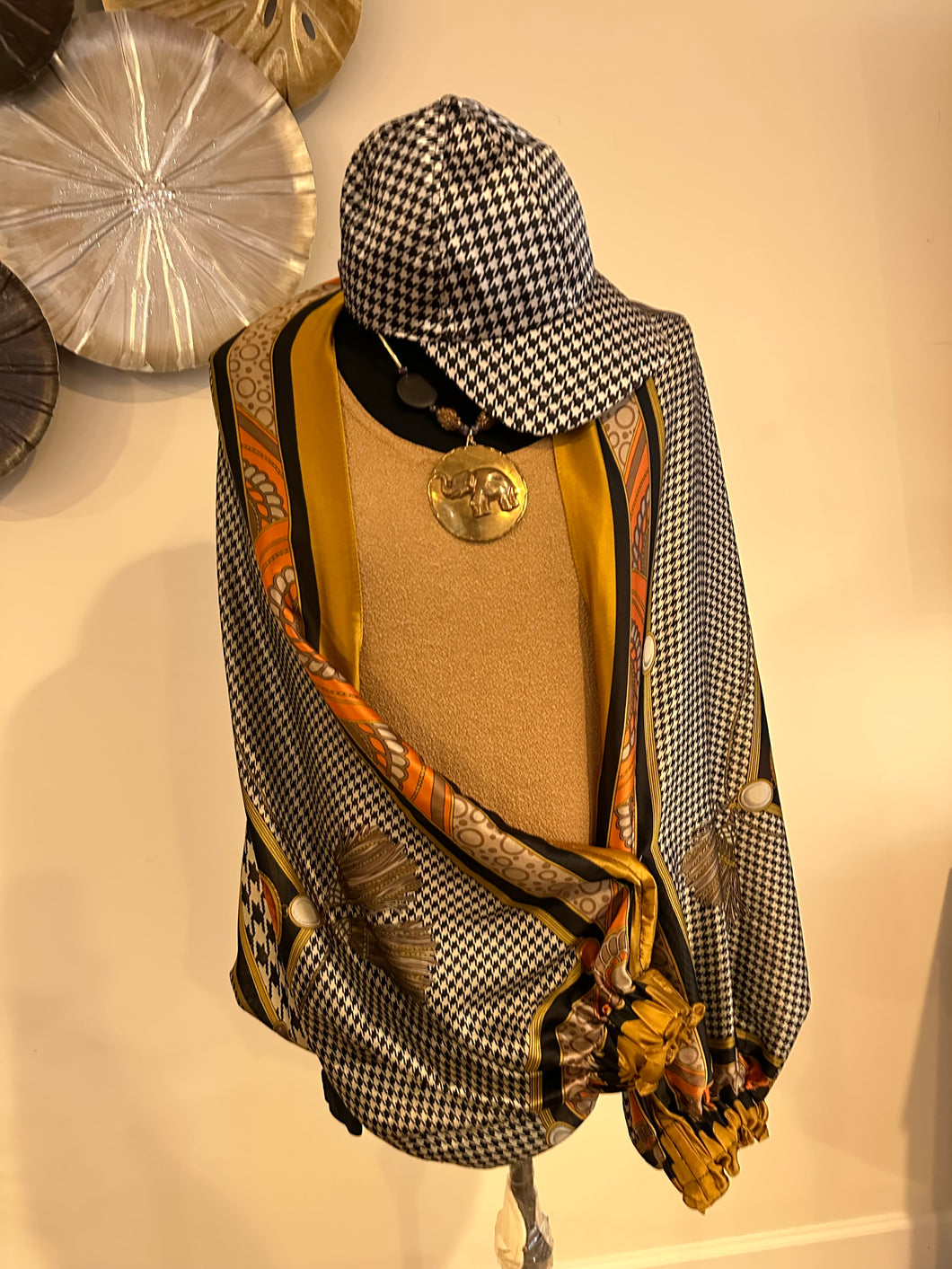 Sham Shawl and Coordinating Cap