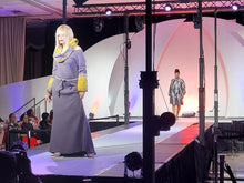 Load image into Gallery viewer, New!!! Long Knit, long sleeve off the shoulder dress with back train.
