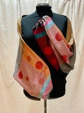 Load image into Gallery viewer, Reversible Sham Shawl. Sham Shawls are shawls with sleeves styled like a Bolero jacket.