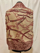 Load image into Gallery viewer, Reversible Sham Shawl. Sham Shawls are shawls with sleeves styled like a Bolero jacket.