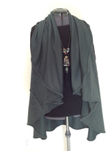 Load image into Gallery viewer, Green Circle Vest can be worn alternate ways! Choose between 2 coordinating skirts.