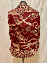 Load image into Gallery viewer, Reversible Sham Shawl. Sham Shawls are shawls with sleeves styled like a Bolero jacket.